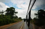 Roadtrip through Ghana in a bus